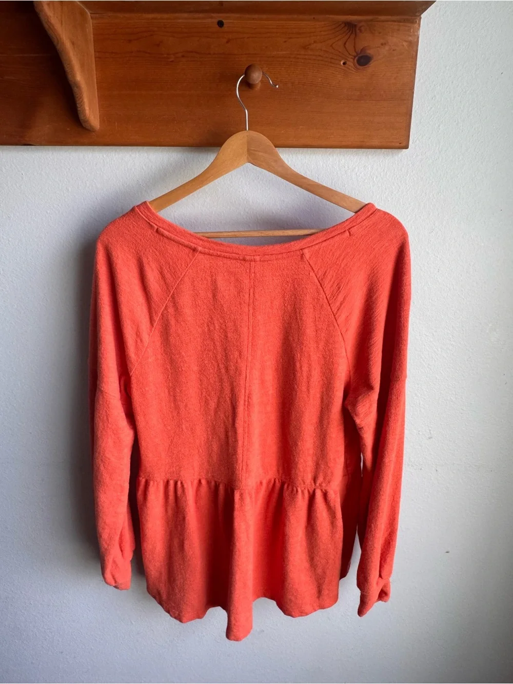 Pilcro V-Neck Peplum Top